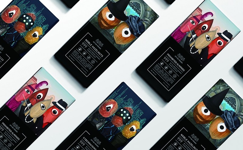 休閑食品包裝設計,巧克力包裝設計,趣味巧克力包裝設計,杭州石特設計