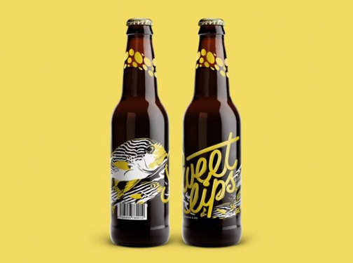 啤酒包裝設計，石特包裝設計充滿動感的啤酒包裝設計
