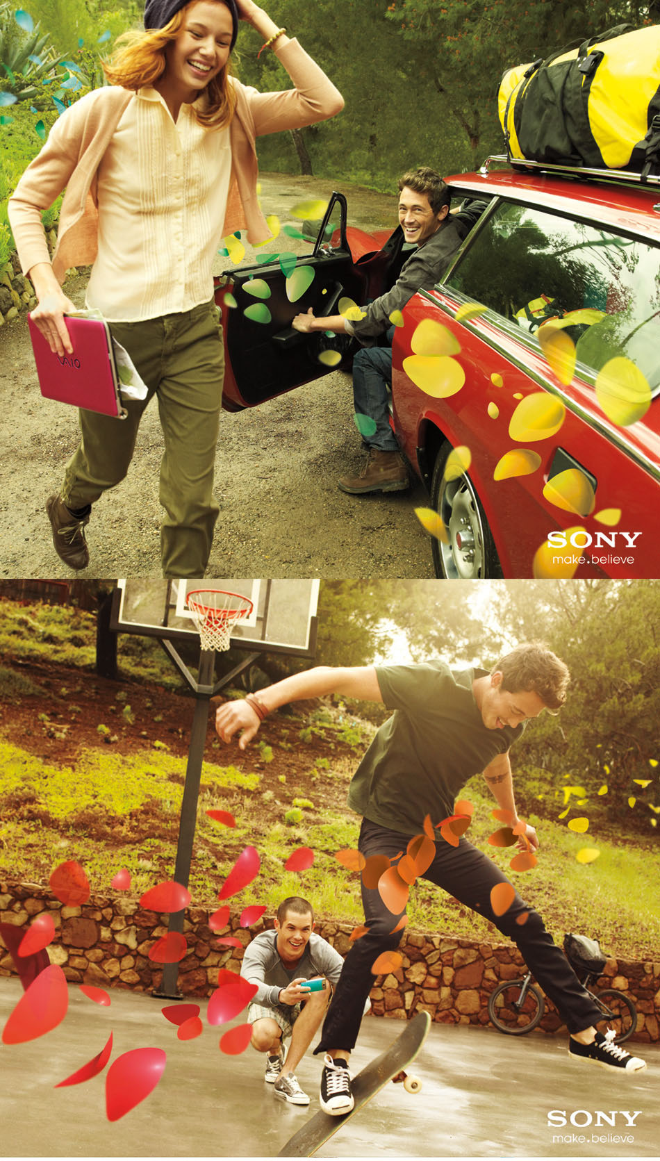 索尼“花瓣”體驗店品牌視覺形象設(shè)計