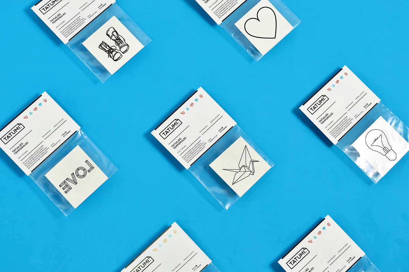 貼圖紋身創意包裝設計 貼圖紋身創意包裝設計