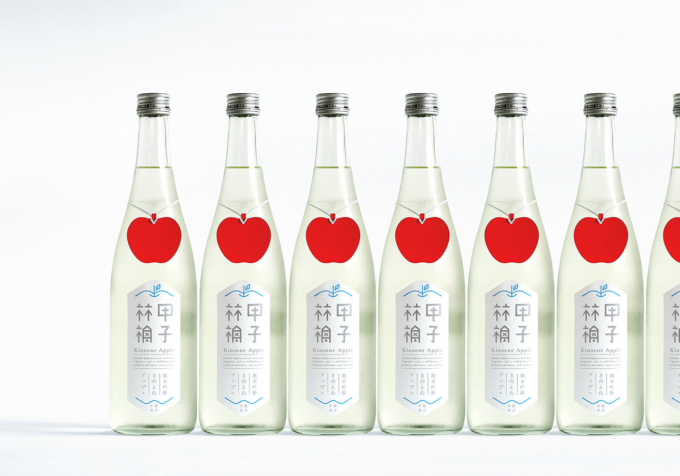 日本蘋果醋酒創意包裝設計 日本蘋果醋酒創意包裝設計