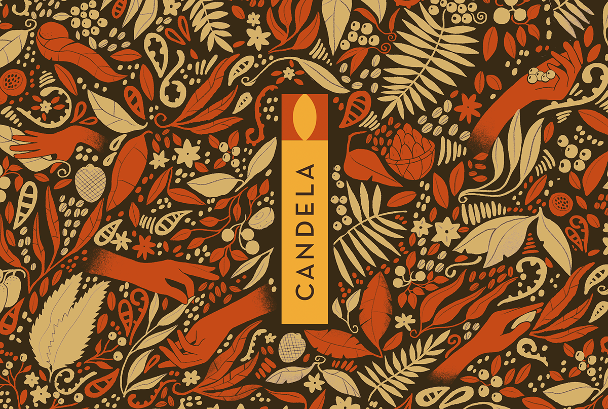 以燭光為靈感的休閑食品巧克力包裝設計