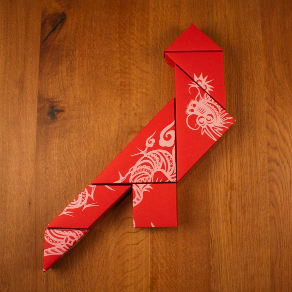 春節(jié)禮品盒包裝設計，新年七巧板的妙用