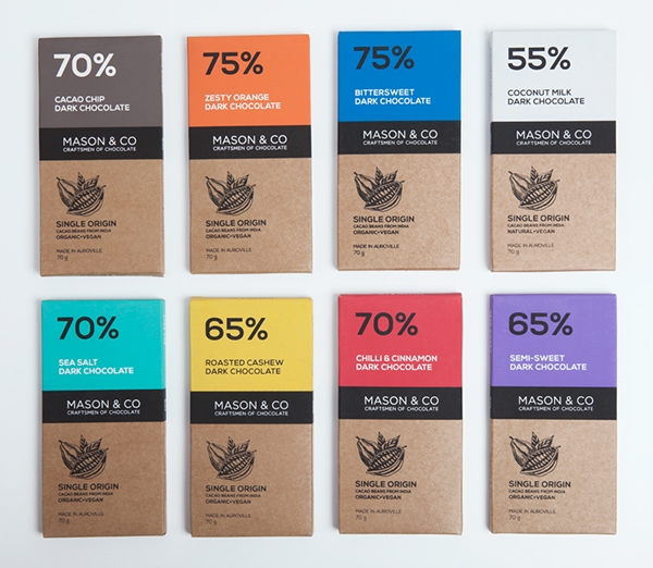 你最?lèi)?ài)的甜食，手工黑巧克力的品牌包裝設(shè)計(jì)