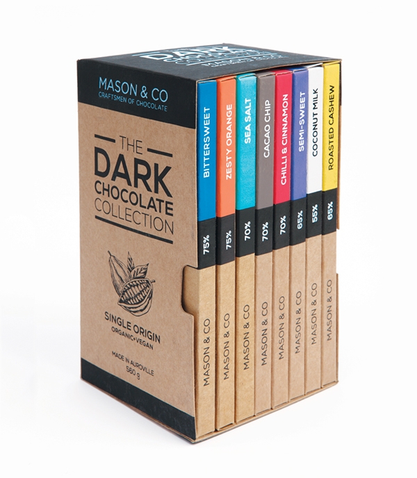 你最?lèi)?ài)的甜食，手工黑巧克力的品牌包裝設(shè)計(jì)