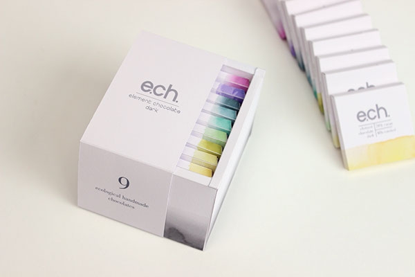 彩色之光, 生態(tài)手工巧克力食品包裝設(shè)計(jì)工程。