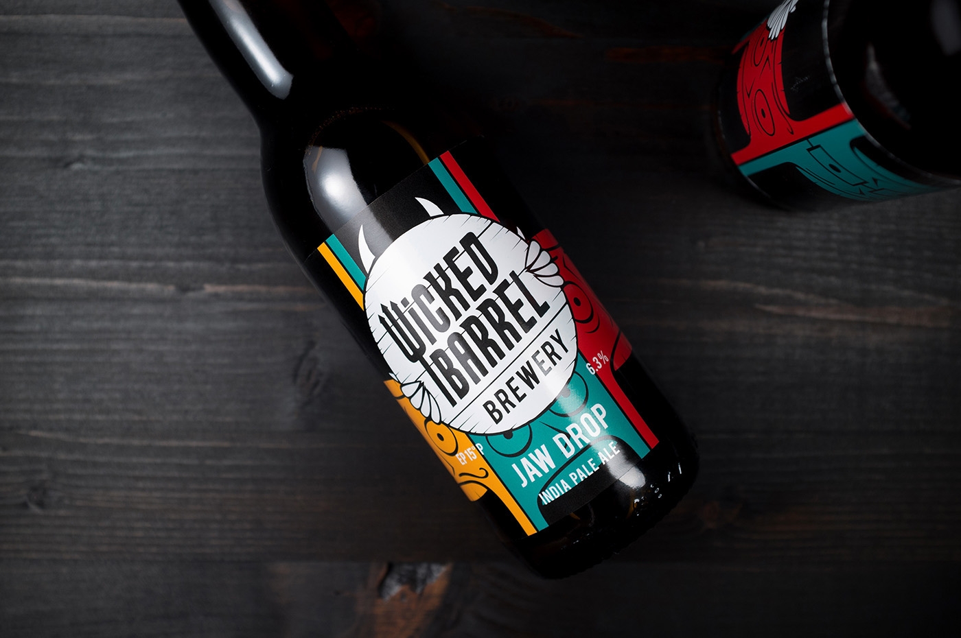 邪惡的啤酒包裝設計，喝了會掉下巴哦