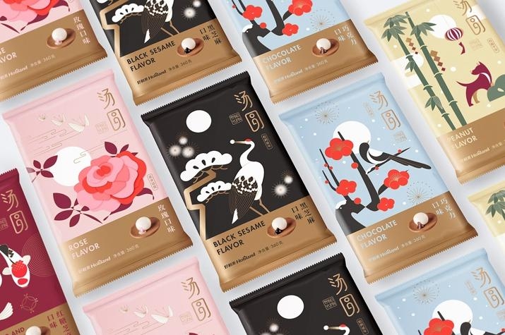 驚艷四座的國(guó)風(fēng)之美，中式湯圓包裝設(shè)計(jì)