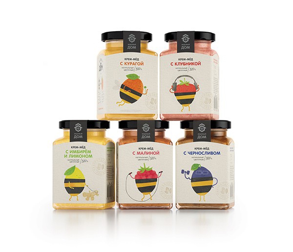 可愛到飛起的小水果？俏皮蜂蜜漿果包裝設計